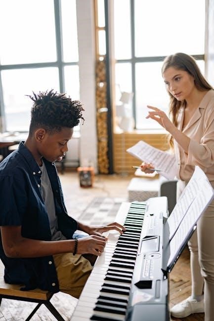 musical instruction meaning not too much